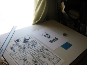 Arigon's drawing board