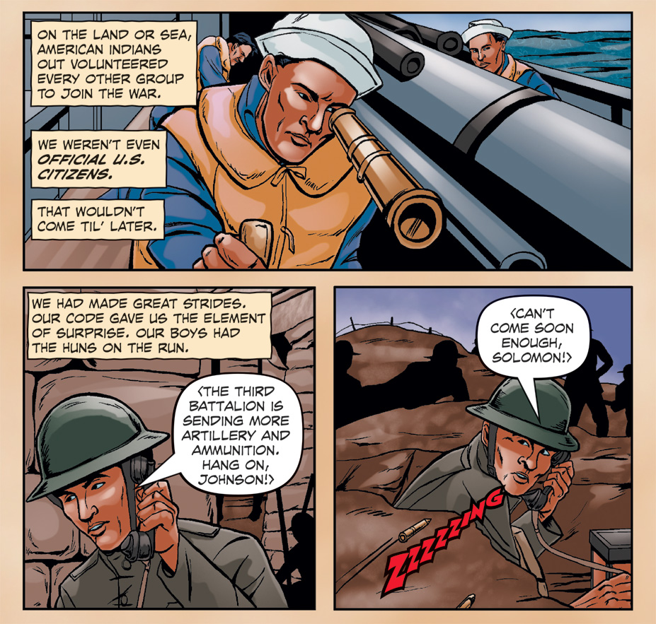 Choctaw Code Talkers Sample
